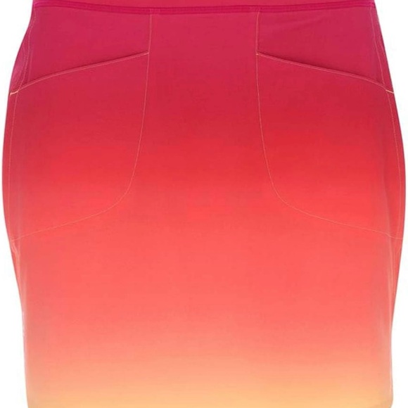 Gradient Red and Orange Women's Skirt Size M - Picture 3 of 13